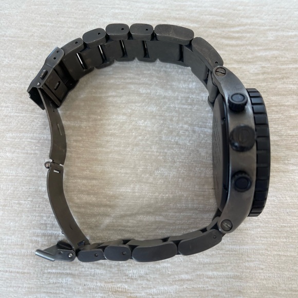 Watch 5130 CHRONO A0833086 ALL MATTE BLACK Men 51-30 A083-3086 Genuine 51 MM - Picture 2 of 4